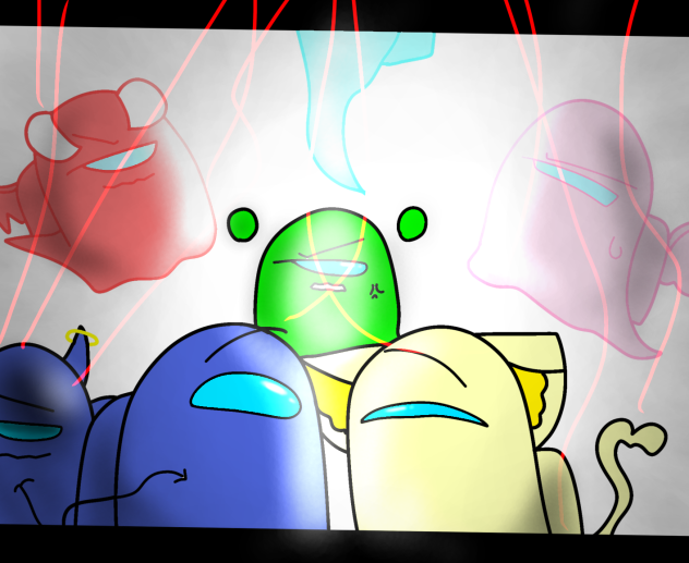 洗脳と友情をのぬりえ