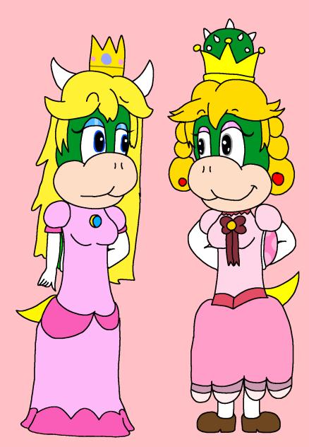 Koopa Peach and Koopeachette