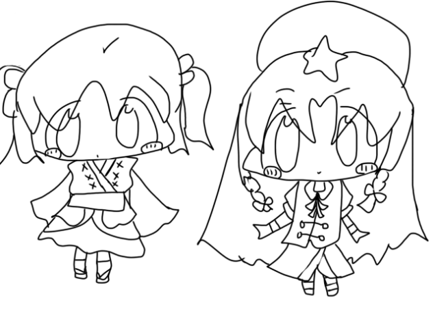 小町&美鈴のGIF