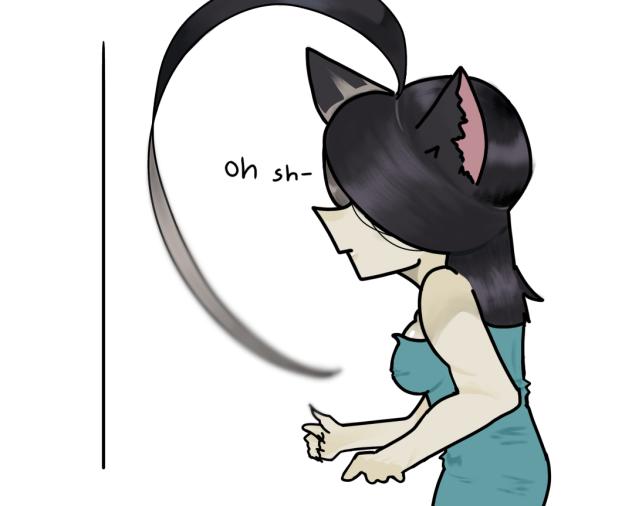 🫣Curiosity traumatised the cat ☠️