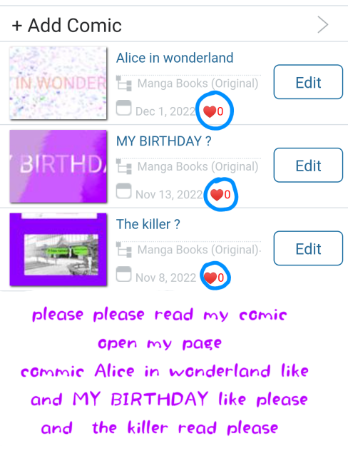 comic read Advertising