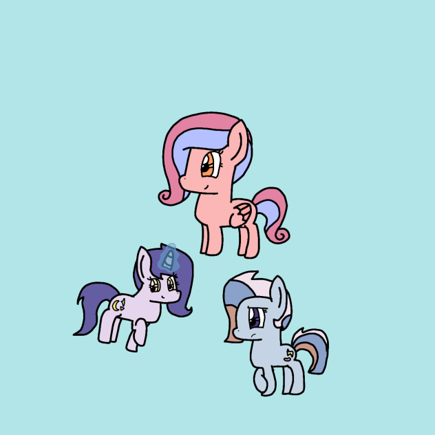 Pegasus, Unicorn, and Earth Pony.