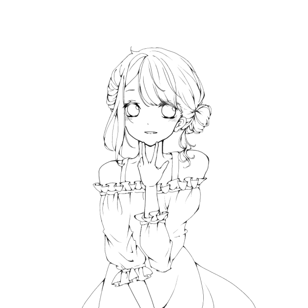 線画(๑˃̵ᴗ˂̵)