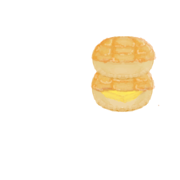 Pineapple bun - ibisPaint