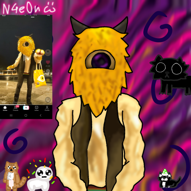 Yellow Friendly Monster ig