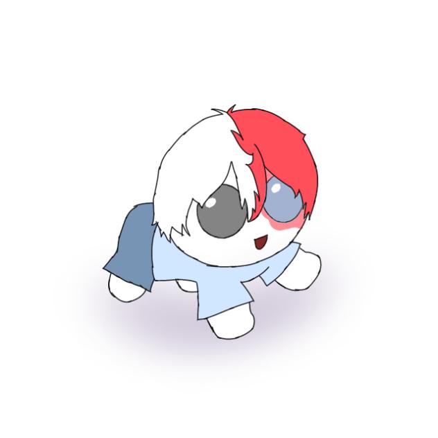 He’s a goofy goober =3