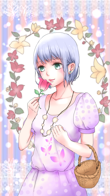花摘み少女