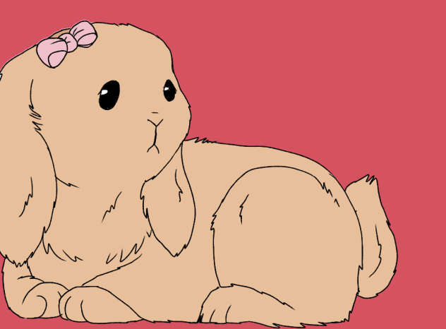 16 minute bunny drawing