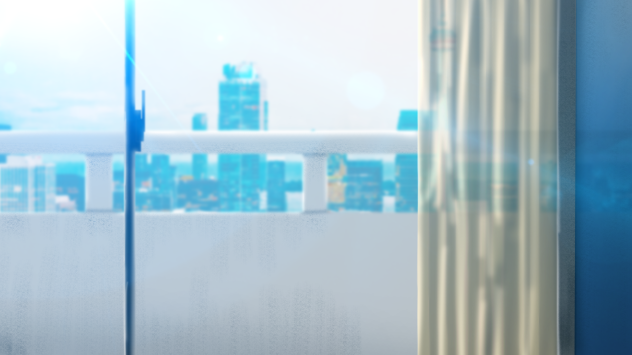 Anime Background Window City - ibisPaint