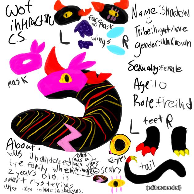 OC for WOF interactive