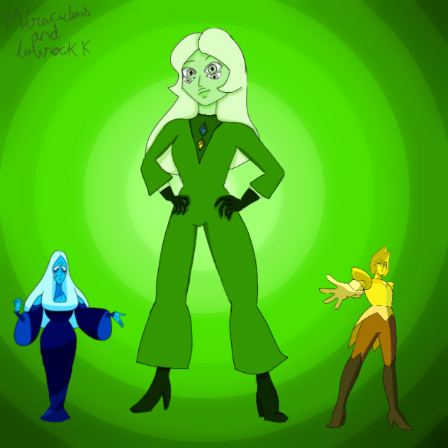 {steven universe}(fusion)green daimond 💚