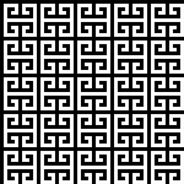 Greek key pattern 2 a