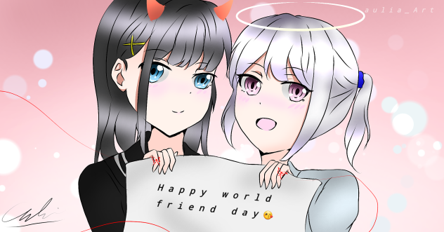 Happy world friend day 😚