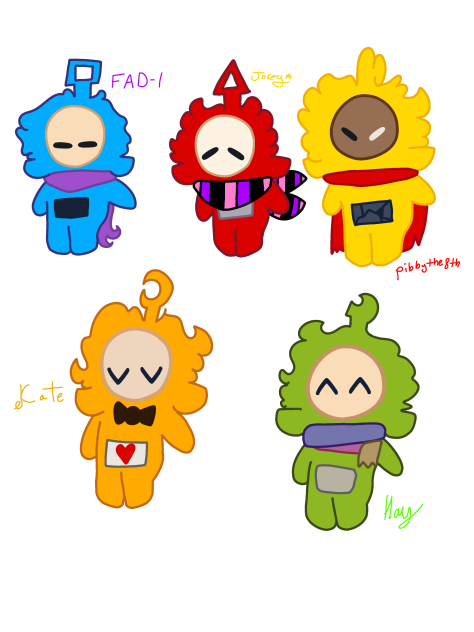 ST or TT I II III oc's friend group