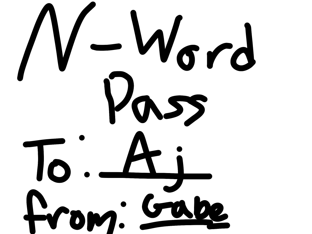 N-word pass - ibisPaint