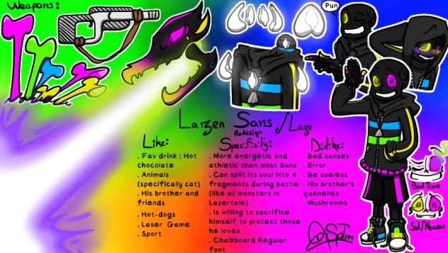 Lazertale Sans I Laze redesign