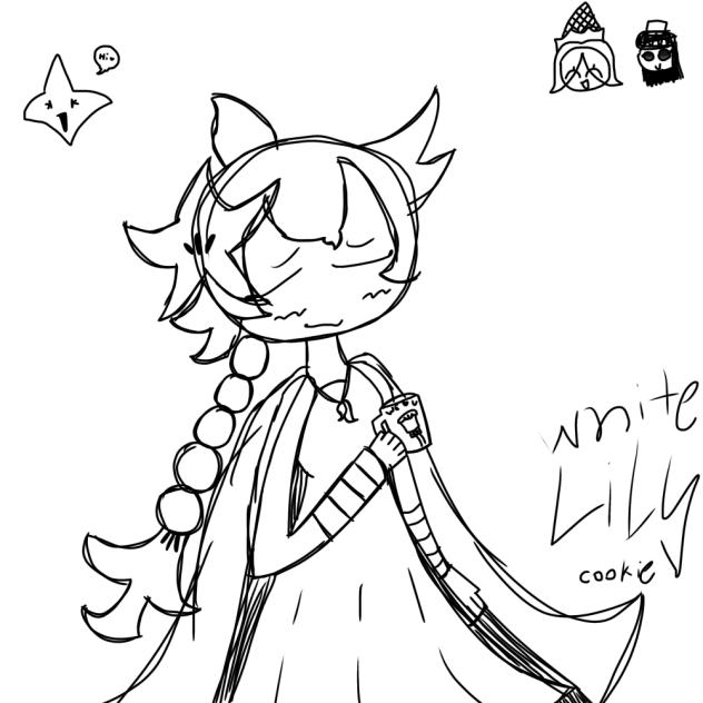 White Lily drawing for @Razzi XD