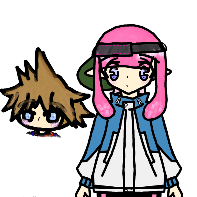 推し✕推し（キングダムハーツソラ）（スプラトゥーン２マイイカ）