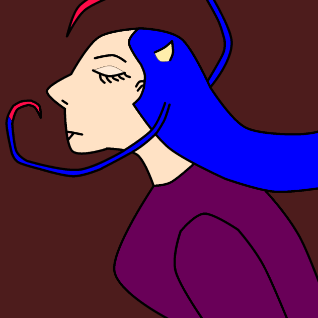 The witch in the painting  畫中魔女