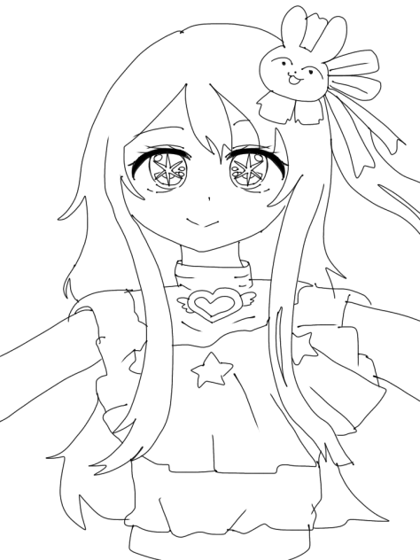 星野アイ線画