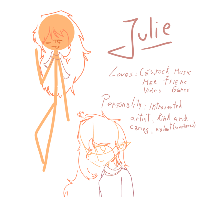 My cringe ass WTL character WIP