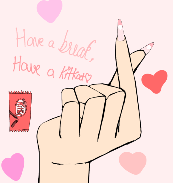 Have a break,Have a KitKat 🍫 - ibisPaint
