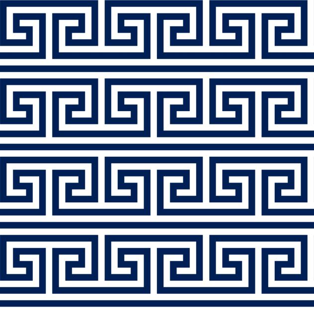 Greek key pattern 4 b