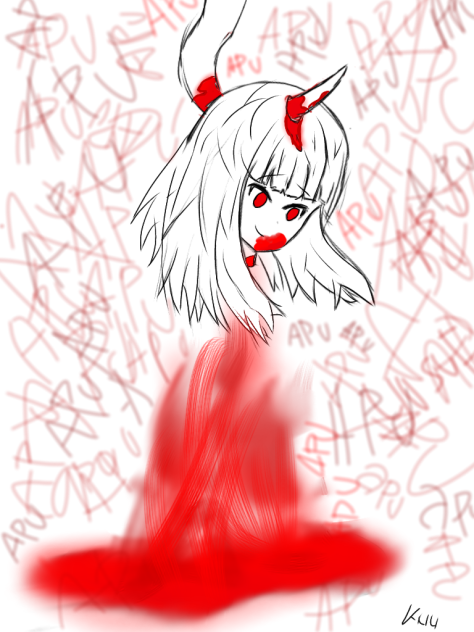 head and red