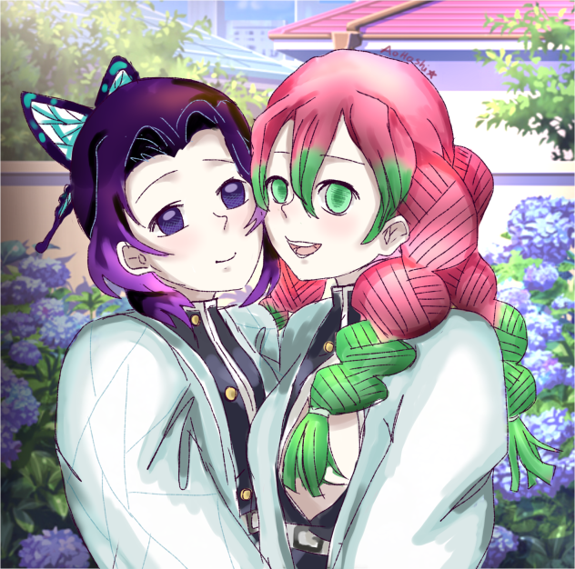Shinobu & Mitsuri color
