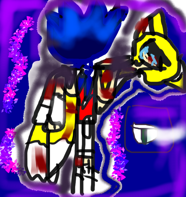 dark sonic and tails always protect you