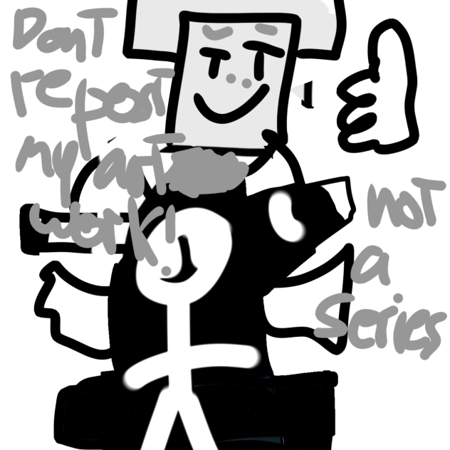 scris says dont repost art work