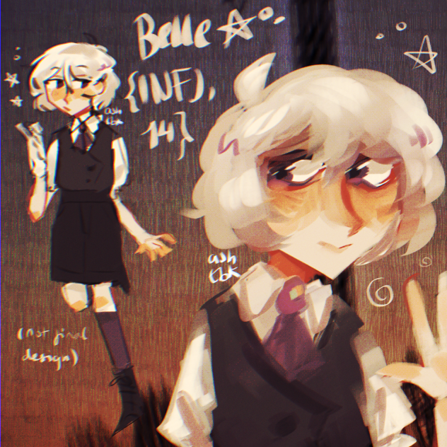 belle non canon ref sheet