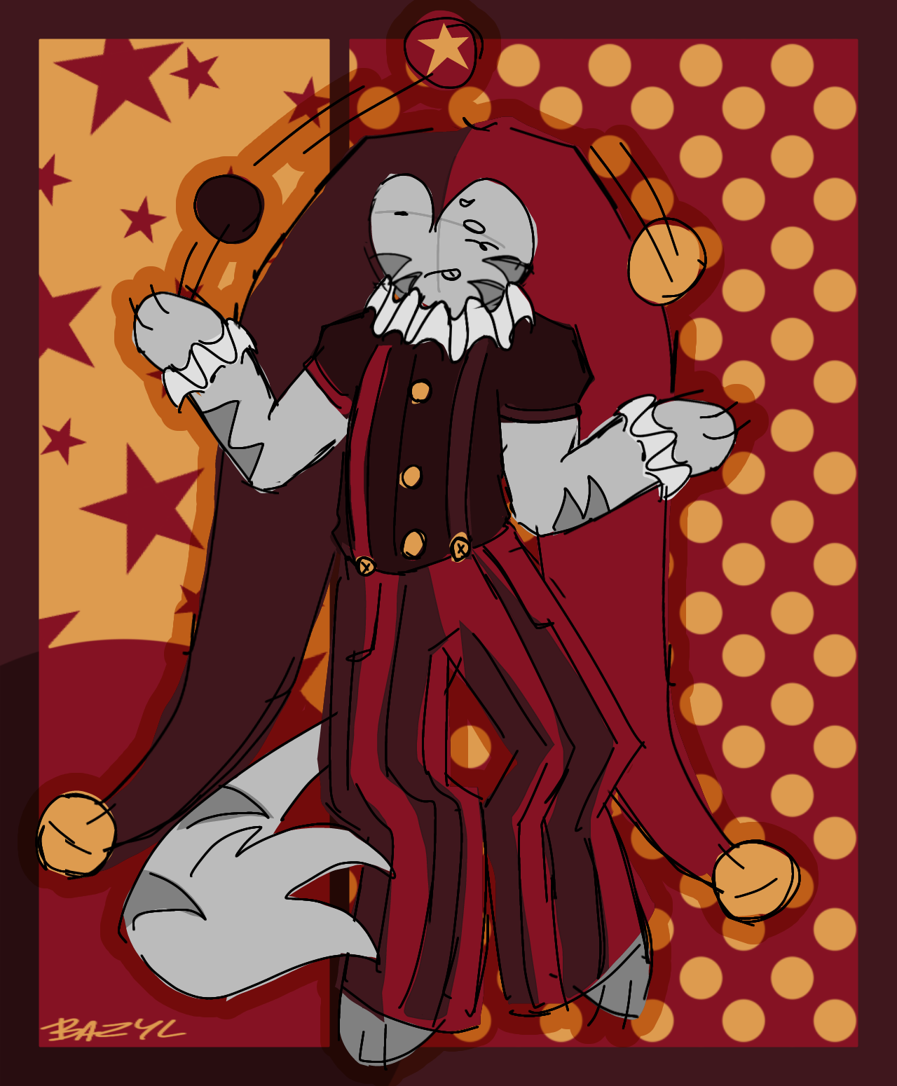 stupid clown - ibisPaint