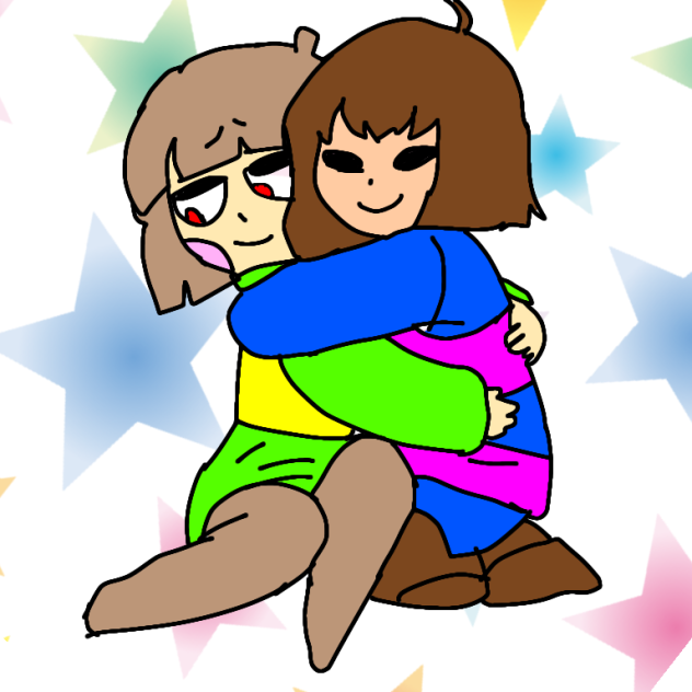 Чара и Фриск - ibisPaint