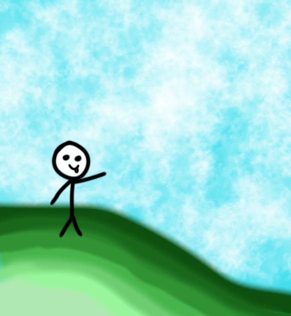 Cute stick guy - ibisPaint