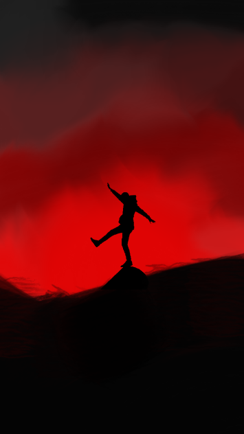 Red sky