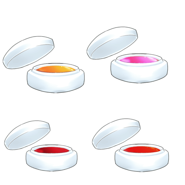 IBM3735 DIFFERENT COLORED lip rouge