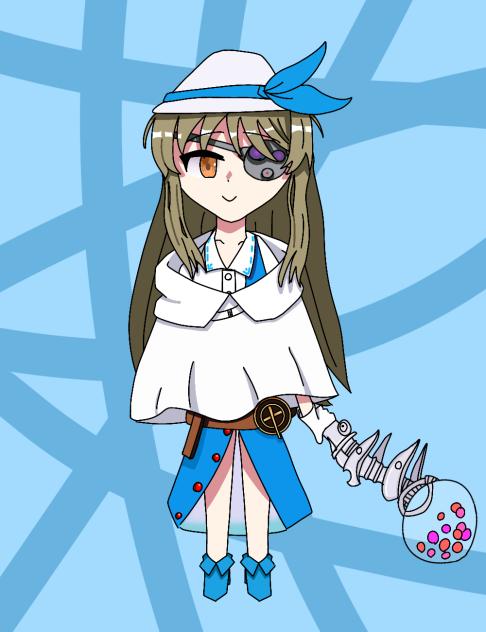 綿月豊姫描いてみた☆