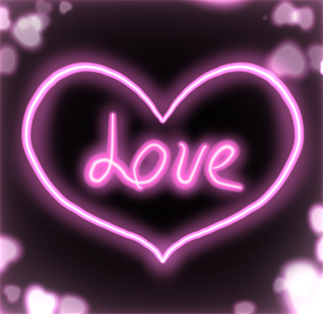 Neon Heart ♥ with Love