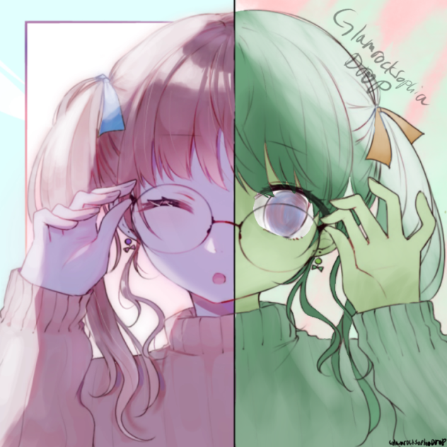 Line Art and Other side By @Aburi_Chizu