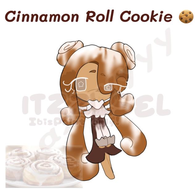 New crk oc! Cinnamon Roll Cookie