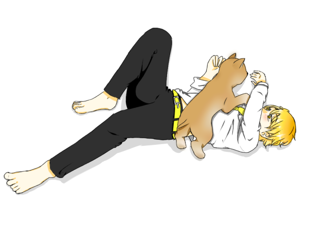 【しばちゃと戯れるアブさんその③】