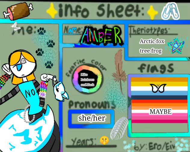 Info sheet about me 🤑 - ibisPaint