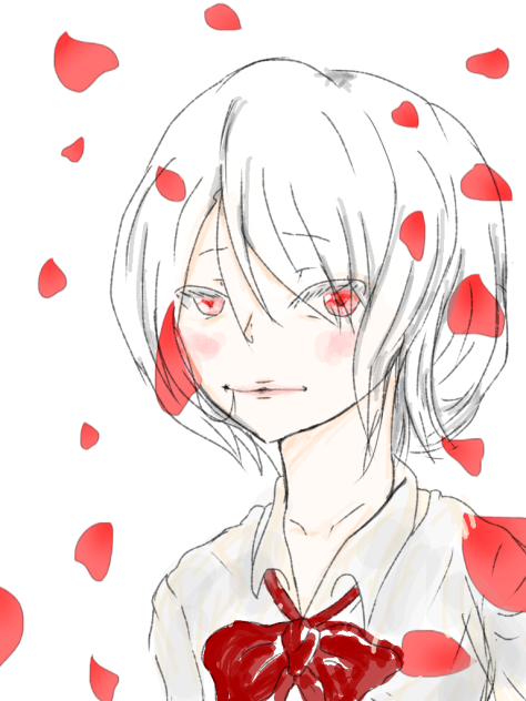 アルビノ女子