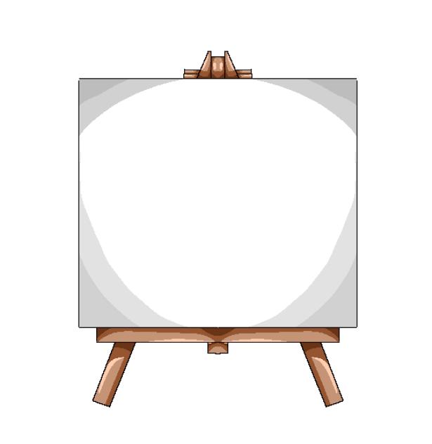 Mini easel & canva pixel