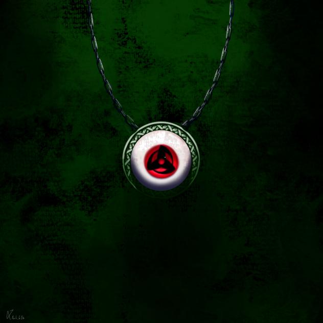 Obito & Kakashi sharingan necklace