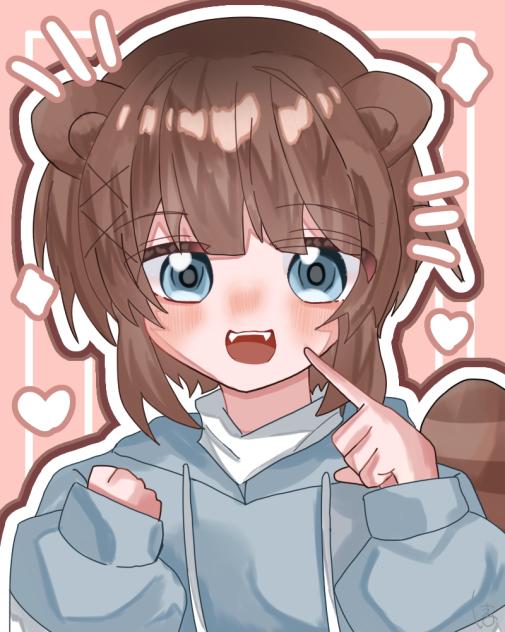 パーカーたぬき