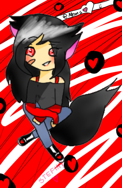 My oc as a 13 year old