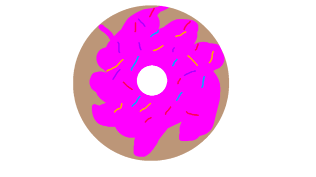 Yummy a donut - ibisPaint
