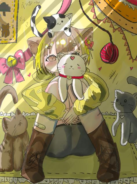 猫まみれ〜